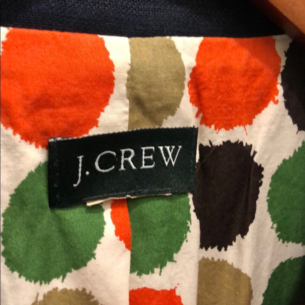 JCREW Peplum-style canvas/linen jacket - Picture 2 of 4